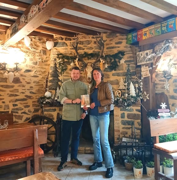 Rencontre entre Adeline GRULET et Bertrand GRANHOMME pour la promotion de la nouvelle édition du Guide du Bien Manger